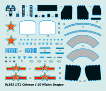 Load image into Gallery viewer, Chinese J-20 Mighty Dragon 1:72