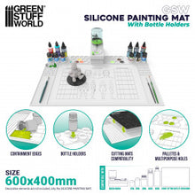 Load image into Gallery viewer, Silicone Painting Mat - With Bottle Holders