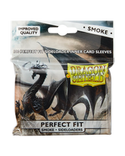 Load image into Gallery viewer, Dragonshield - Perfect Fit Sideloaders Standard Size Sleeves 100pk (Smoke)