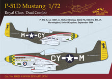 Load image into Gallery viewer, North-American P-51D MUSTANG DUAL COMBO 1:72 ROYAL CLASS