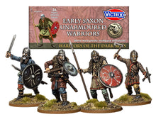 Load image into Gallery viewer, Early Saxon Unarmoured Warriors 28mm