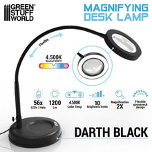 Load image into Gallery viewer, Magnifying Desk Lamp - Darth Black