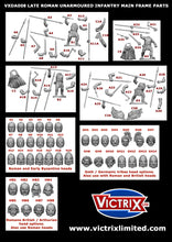 Load image into Gallery viewer, Late Roman Unarmoured Infantry 28mm