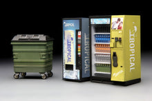 Load image into Gallery viewer, Vending Machine and Dumpster set 1:35