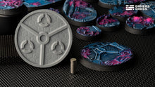 Load image into Gallery viewer, Alien Infestation Bases - Round 50mm (x3)