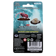 Load image into Gallery viewer, D&D Nolzurs Marvelous Miniatures: Giant Spider and Egg Clutch