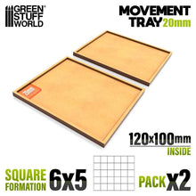 Load image into Gallery viewer, MDF Movement Trays - 20mm (6x5) 120x100mm