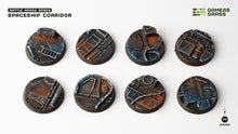 Load image into Gallery viewer, Spaceship Corridor Bases - Round 32mm (x8)