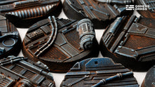 Load image into Gallery viewer, Spaceship Corridor Bases - Round 32mm (x8)