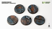 Load image into Gallery viewer, Spaceship Corridor Bases - Round 40mm (x5)