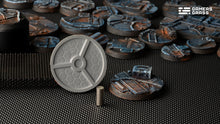Load image into Gallery viewer, Spaceship Corridor Bases - Round 40mm (x5)