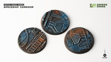 Load image into Gallery viewer, Spaceship Corridor Bases - Round 50mm (x3)