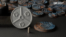 Load image into Gallery viewer, Spaceship Corridor Bases - Round 50mm (x3)