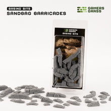 Load image into Gallery viewer, Basing Bits - Sandbag Barricades