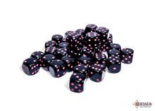 Load image into Gallery viewer, Chessex - Opaque 12mm D6 Dice Block - Black/Pink
