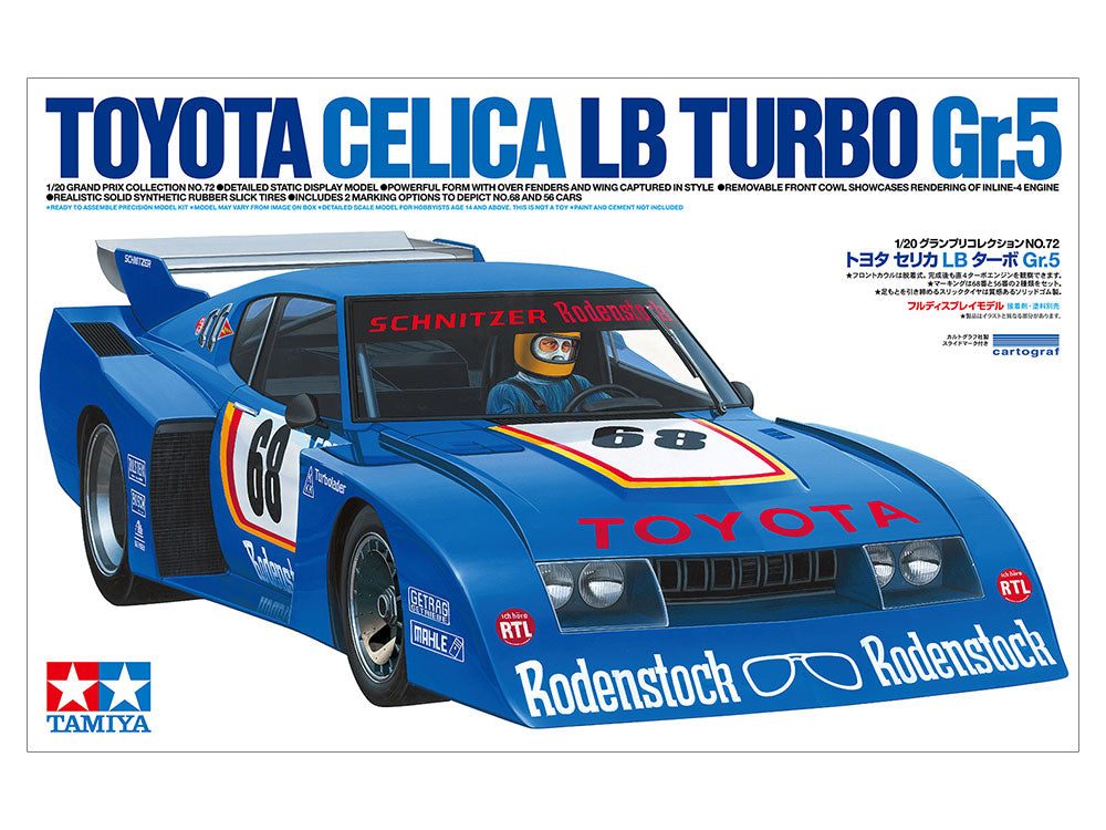 Toyota Celica LB Turbo Gr.5 1:20 scale