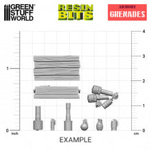 Load image into Gallery viewer, Resin Bits - Grenades 1/48 scale

