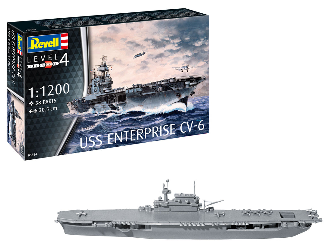 USS Enterprise CV-6 1:1200