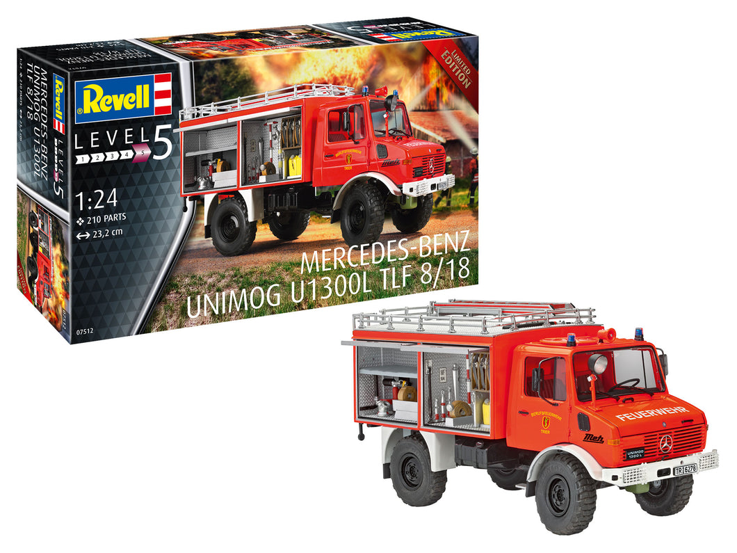 MERCEDES-BENZ Unimog U1300L TLF 8/18 1:24 Limited Edition
