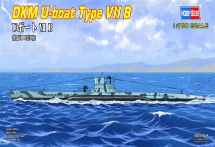 WWII DKM U-BOAT Type VIIB 1:700