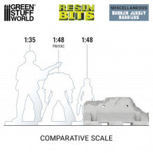 Load image into Gallery viewer, Resin Bits - Broken Jersey Barriers 1/48 scale
