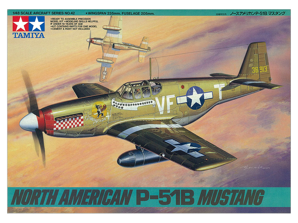 North American P-51B Mustang 1:48 scale