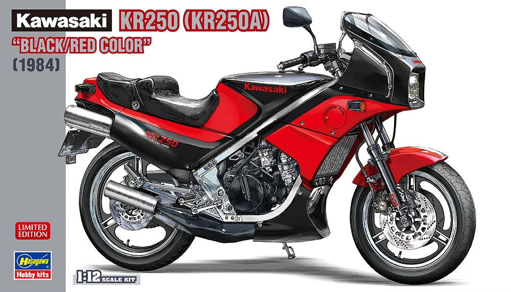 Kawasaki KR250 (KR250A) “Black/Red Color” 1984 1:12