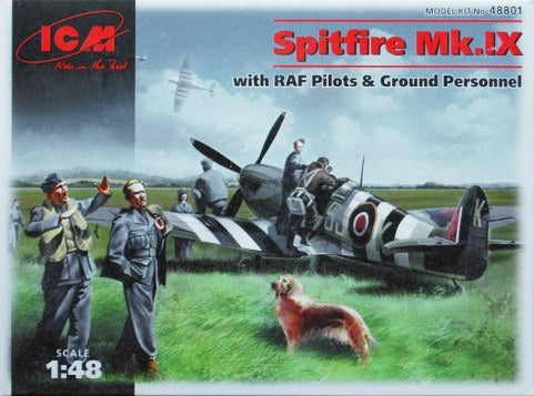 Spitfire Mk.IX with RAF Pilots and Ground Personnel 1:48