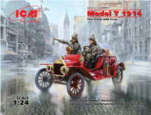 Load image into Gallery viewer, Ford Model T 1914 Fire Truck with Crew 1:24
