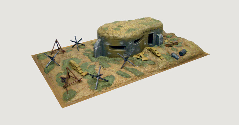 Bunker And Accessories 1:72 scale