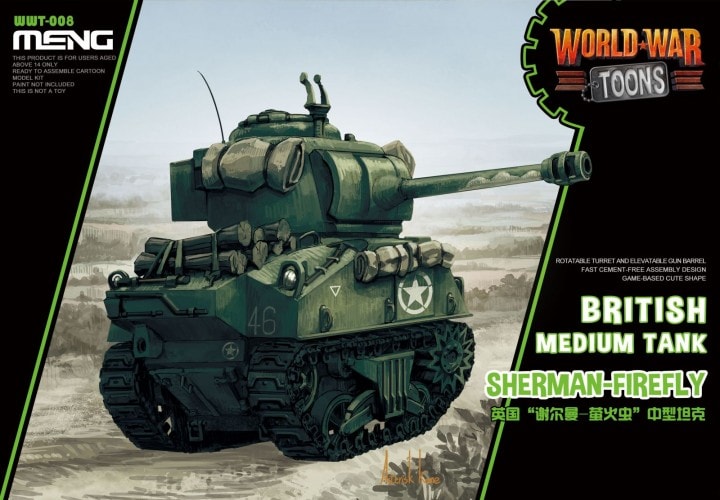 British Medium Tank Sherman-Firefly (Toon Model)