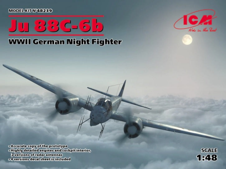 Ju-88C-6b WWII German Night Fighter 1:48
