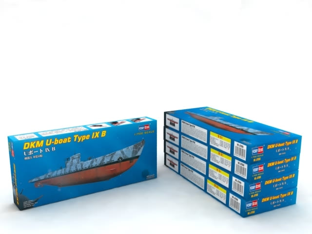 WWII DKM U-boat Type IXB 1:700