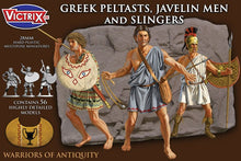 Load image into Gallery viewer, Greek Peltasts, Javelin Men and Slingers 28mm
