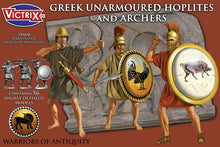 Load image into Gallery viewer, Greek Unarmoured Hoplites and archers 28mm
