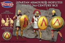 Load image into Gallery viewer, Spartan Armoured Hoplites 5th to 3rd Century BCE 28mm
