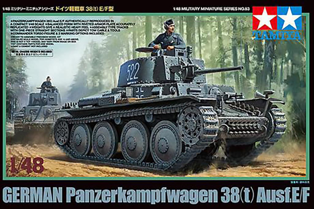 German Panzerkampfwagen 38(t) Ausf.E/F 1:48