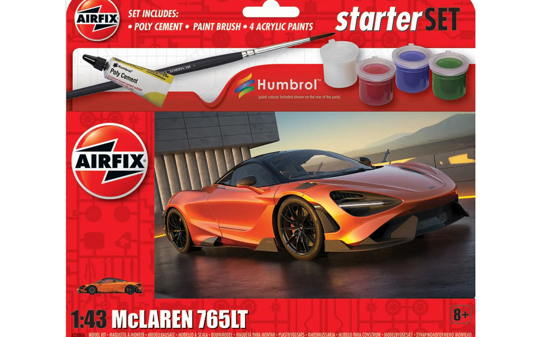 McLaren 765LT Starter Gift Set (Small) 1:43 scale