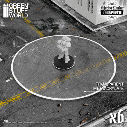 WTC Clear Objective Markers (X6)