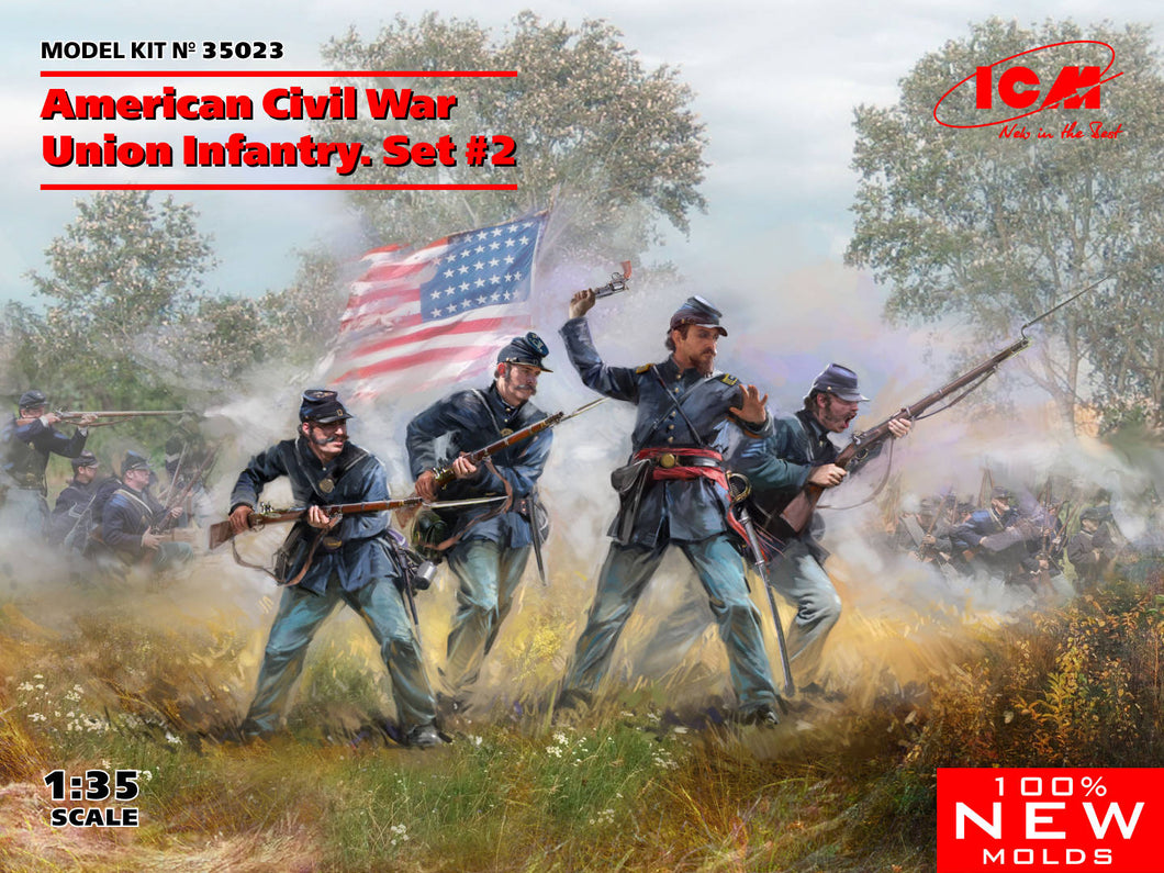 American Civil War Union Infantry Set #2 1:35