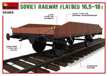 Load image into Gallery viewer, Soviet Railway Flatbed 16,5-18t 1:35
