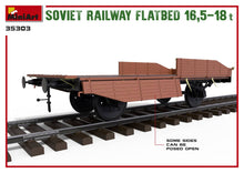 Load image into Gallery viewer, Soviet Railway Flatbed 16,5-18t 1:35
