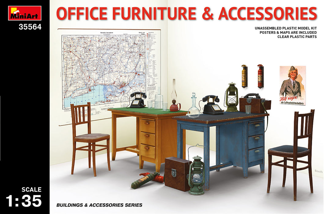 Office Furniture and Accessories 1:35