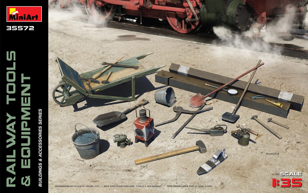 Railway Tools and Equipment 1:35