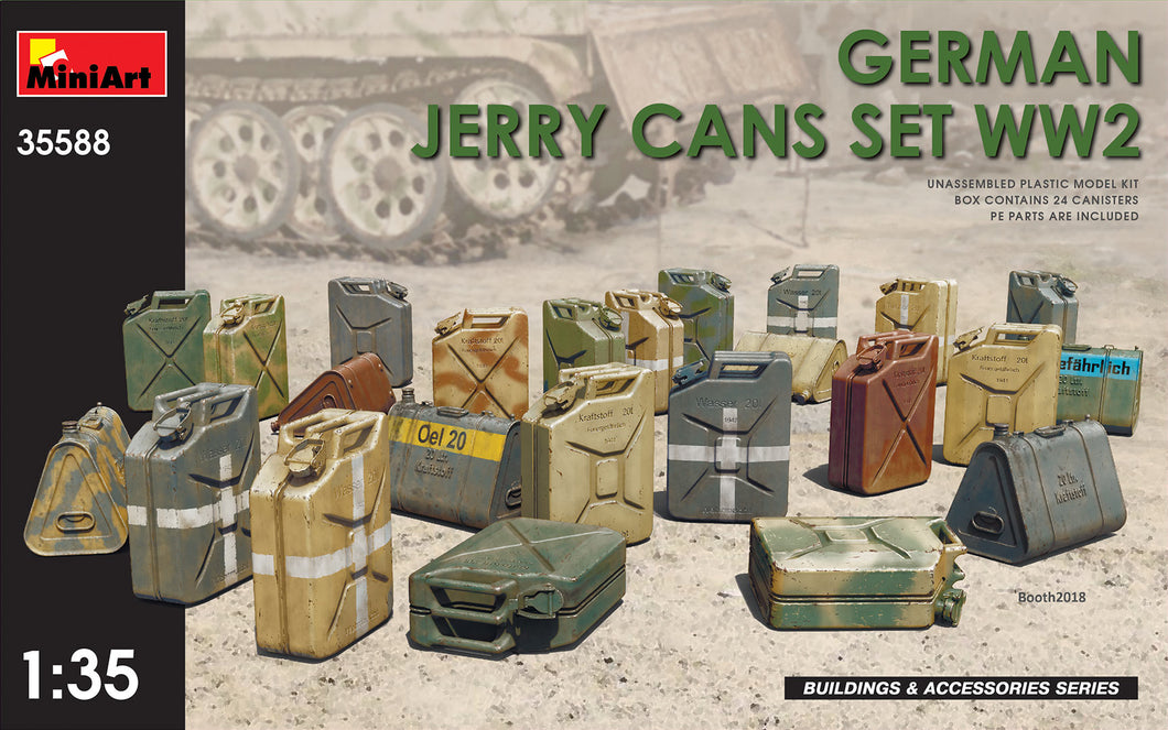 German Jerry Cans Set WWII 1:35