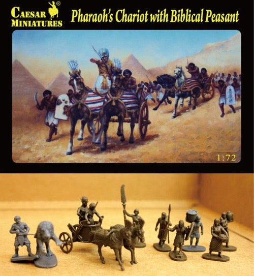 Pharaoh’s Chariot With Biblical Peasant 1:72 Caesar Miniatures