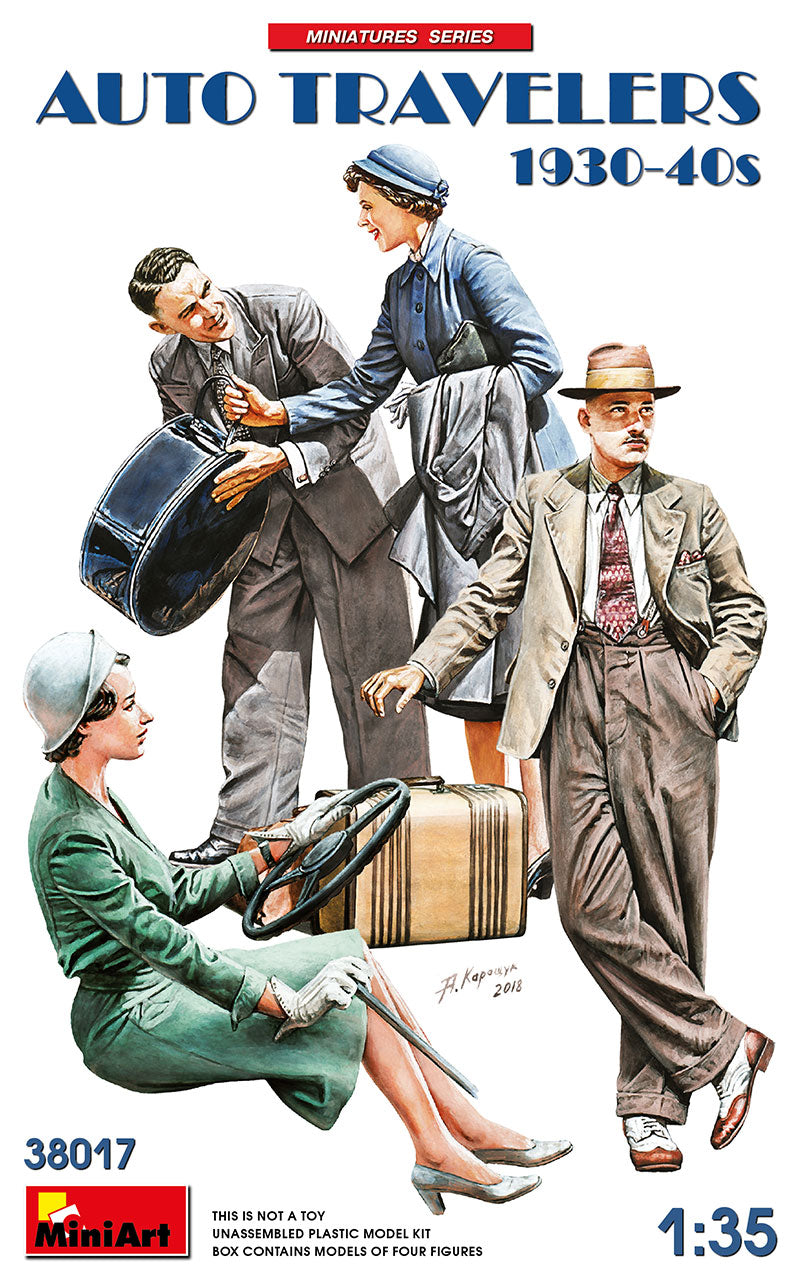 Auto Travellers 1930-40s 1:35