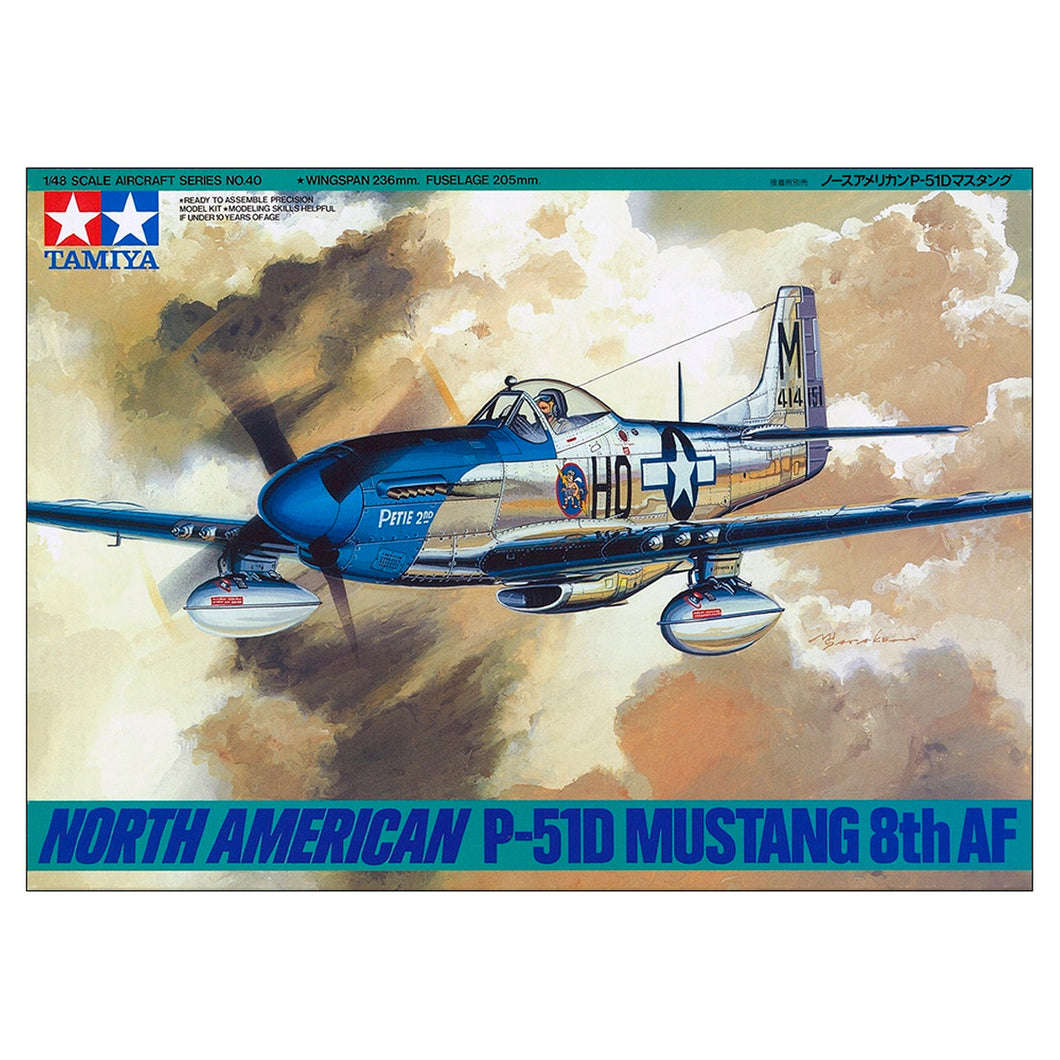 North American P-51D Mustang 8th AF 1:48 scale