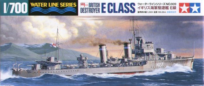 British Destroyer E Class 1:700 (Waterline Series)