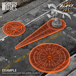 Blast Markers - Fluorescent Orange